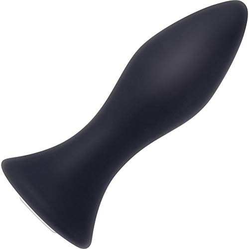 Evolved Novelties Rechargeable Vibrating Mighty Mini Anal Butt Plug, Black