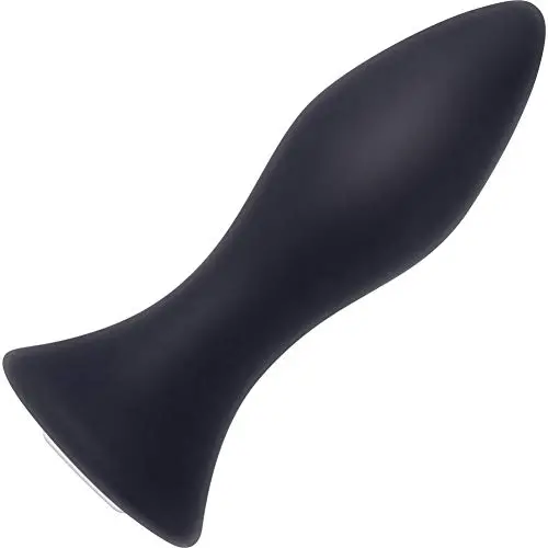 Evolved Novelties Rechargeable Vibrating Mighty Mini Anal Butt Plug, Black