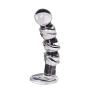 MXD 15.7cm Pull Beads Bǔtt Plug Smooth and Comfortable Glass Refrigerated and Warm Womens Massage Toys T-Shirt