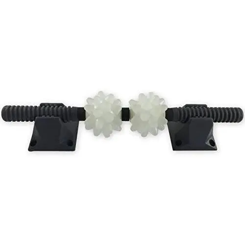 RumbleRoller Original Beastie Bar with Stands, Translucent White RumbleRoller Original Beastie Bar with Stands, Translucent White