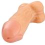 JSCRlove 10.6 Inch Flesh Clear Díldɔ Toys Realistic Dual Density Toy Real Feel Toy with Strong Base Women Underwear