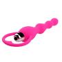 Mini Compact Massager Anales Trainer Massage Toy， Vib Anales Beads Silicone Trainer Fun Toys for Beginners and Advanced Users Pink by YSQ-SH