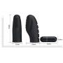 GOODS ZONE Finger Massager High Frequency Black Silicone Exciting Banger Fingering Massaging Toys 2019 (Black)