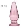 NewMaxer 6 Types Exquisite Pink Crystal Glass Anal Plug Set Glass G-spot Pleasure Anal Dilator Butt Plugs Stimulator