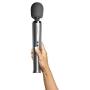 LE WAND - Rechargeable 10-Speed Vibrating Cordless Wand Massager, Gray (2.45 Inches x 7.69 Inches)