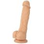 Naughty Cock Silicone Dildo - Realistic, Suction Cup - Sex Toy for Beginners, Vaginal, Anal, and G-Spot - 6.5 Inch (Flesh)