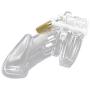 1 Set Plastic Device with Size Handheld Massager Ring Cages ity Lock Belt Sleeve-10