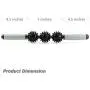 MUEUSS Roller Massage Roller Stick Muscle Roller - Deep Tissue Fascia Massager for Release Cellulite & Pain (5 Color, 3 Balls) MUEUSS Roller Massage Roller Stick Muscle Roller - Deep Tissue Fascia Massager for Release Cellulite & Pain (5 Color, 3 Balls)