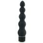 Doc Johnson Black Magic - 7 inch Ribbed Multi-Speed Vibrator - ABS Plastic with Smooth Velvet Touch Finish - Great for Internal and External Stimulation - Black