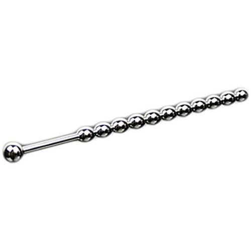 DiscountOne Stainless 8mm Beaded Urethral Sounds Plug Stretcher, NOT for Beginner