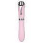 CAREMORE Personal Wireless Wand Massager Portable, Pen Style Waterproof Silent USB Rechargeable, 10 Powerful Frequency Handheld Electric Massage for Neck Back Shoulder Body -Pink