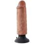 Pipedream Products King Vibrating Cock, Tan, 6 Inch Pipedream Products King Vibrating Cock, Tan, 6 Inch