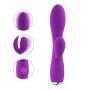 Portable 10-Speed Vibrating Silicone Waterproof Ví-Bra-tór Dual Vibration Home Personal Fitness Massage (Color : Purple)