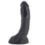 Lfcmf 10.23 Inch Waterproof Portable Wand Massage Hand-Free Real Feel PVC Massager Game Toys Lfcmf (Color : Black)