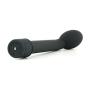 Doc Johnson Mood - Frisky - Curved for Direct G-Spot Stimulation - Curved for Clit Stimulation During Sex - Made of Velvet Touch ABS Plastic - Powerful Multi-Speed Vibrator - Black