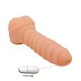 Double Function Soft Realistic Dildo with Bullet Vibrator, Mini Ass Anal Pocket Pussy, Hollow Penis Sleeve, Vibrating Male Masturbators Cup for Men, Lifelike Dong for Women Adult Sex Toys for Couple