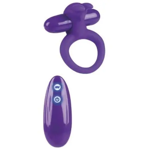 California Exotics Entice Adele Remote Control Silicone Couples Enhancer, Purple