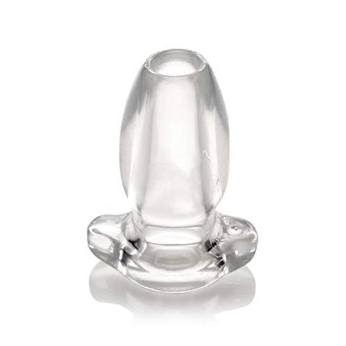 Master Series Peephole Clear Hollow Anal Plug