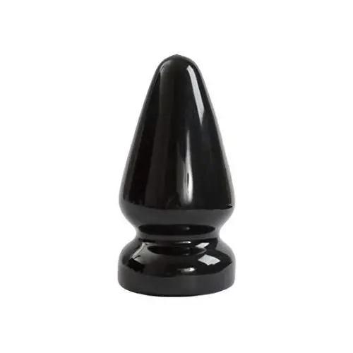 Doc Johnson Titanmen - Ass Servant - Massive Anal Plug - For Experienced Players - Traditional Shape - 3.7 Inch Width - Anal Toy - Black Doc Johnson Titanmen - Ass Servant - Massive Anal Plug - For Experienced Players - Traditional Shape - 3.7 Inch Width - Anal Toy - Black