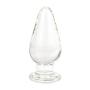 Sexbaby Glass Butt Plug 1.69 X 4.1 Inch Crystal Bum Plug