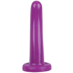 Silicone Dildo - Gentle Curve for G-Spot Stimulation - Suction Cup Base for Strap On Harness