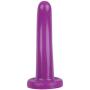 Silicone Dildo - Gentle Curve for G-Spot Stimulation - Suction Cup Base for Strap On Harness