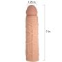 1&quot Penis Extension - Realistic Cock Sleeve - Adds Length and Girth