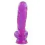 HAPPYWO Womens 9.1-Inch Silicone Soft-Ďîldɔ, Realistic Texture and Real Touch Toys Beginners - Cute Purple
