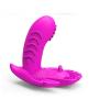 JJGO+TSHIRT SIU Wireless Remote Control Vibrating Panties Invisible Wearing Butterfly Waterproof Clitoral Stimulation Sex-Toyss for Women,Red