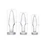 Dosha 3 Piece Glass Anal Plug Kit Dosha 3 Piece Glass Anal Plug Kit