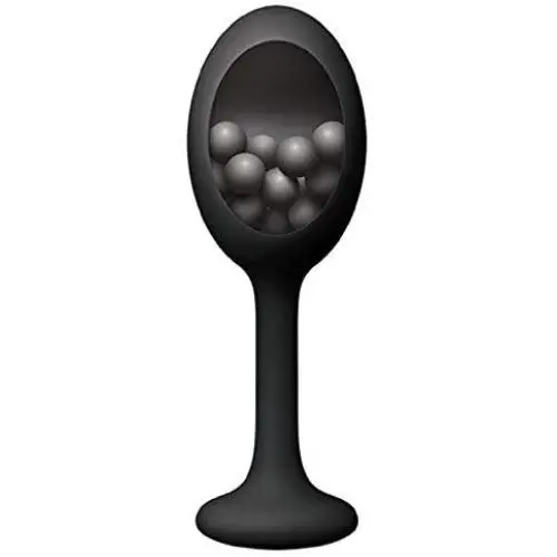 Renegade - Rattler Cherry-Stem Tail Anal Butt Plug with Metal Beads for Intense Stimulation- Black Renegade - Rattler Cherry-Stem Tail Anal Butt Plug with Metal Beads for Intense Stimulation- Black