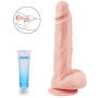 Realistic Dildo 8.5 Inch with Lifelike Glans Head for Experienced Users, PALOQUETH Flexible Thick Dildo for Women with Strong Suction Cup for Hand-Free Anal Vagina Play