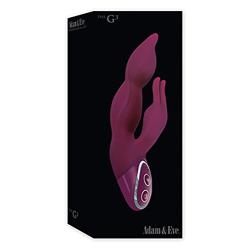 Adam & Eve Toys Adam and Eve The G3 Silicone Waterproof Vibrator, Purple
