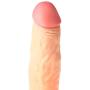 Vibrating 2" Penis Extension Sleeve For Men Realistic Texture and Vibrating Bullet for Clit Stimulation