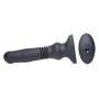 Thunderplugs Silicone Swelling and Thrusting Plug with Remote Control, 1 Count, Black