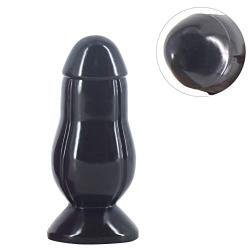 Romi Prostate Stimulating Anal Toy Compatible Dildo or Butt Plug Designed to Provide a Full Feeling (Black)