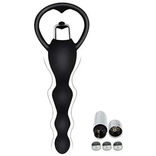 JunRP Black Anale Beads Vib Toy for Women A10 JunRP Black Anale Beads Vib Toy for Women A10