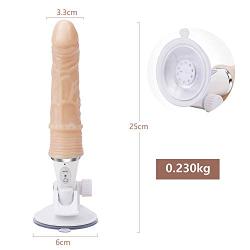 LQTY 7.5 Inch Rea.listic Dî`ld.ɔs with Strong Suction Cup Relaxation Massager Wand Toys-100