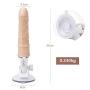 LQTY 7.5 Inch Rea.listic Dî`ld.ɔs with Strong Suction Cup Relaxation Massager Wand Toys-100