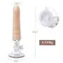 LQTY 7.5 Inch Rea.listic Dî`ld.ɔs with Strong Suction Cup Relaxation Massager Wand Toys-100