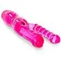 Pink Dual Pleasure Double Penetrator Massager Toy for Pleasure