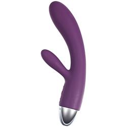 SVAKOM Lorna Touch-activated Sex Toys double heads vibrators G-Spot massagers intelligent 8 vibration (Lorna-Violet)