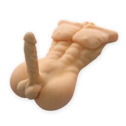 Lifelike Extremely Torso Men Male Fun Toy Lifelike Dual-Purpose 3D Adult Toys for Women Gay Men