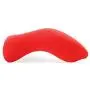 Lickerlish 10-Mode USB Rechargeable Red Silicone Clitoral Vibrator, 5 Ounce
