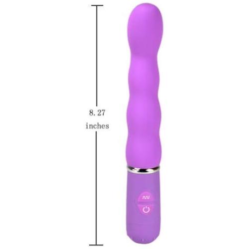 Zcargel Waterproof 10 Frequency Bead Wand Vibrator Clitoral G-spot Stimulation Soft Silicone Strong Powerful Vibrating best Masturbation for Women