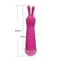 Massager for Sports Recovery Tshirt Handheld Electric Bunny Ear Massager, Stimulating C-lǐtōris Diamond Silicone 10 Frequency Vibrator Pink by Teanmy