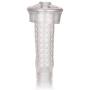 CalExotics Optimum Series Stroker Pussy Pump Sleeve - Male Silicone Masturbation Sleeve - 6.25 Inch Adult Male Masturbator Sex Toy – Clear