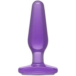 Doc Johnson Crystal Jellies - Medium Butt Plug - Purple