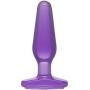 Doc Johnson Crystal Jellies - Medium Butt Plug - Purple