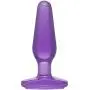 Doc Johnson Crystal Jellies - Medium Butt Plug - Purple
